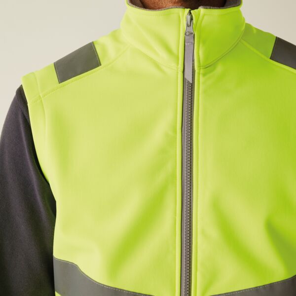Hi-vis Pro contract Ablaze softshell bodywarmer Thumbnail